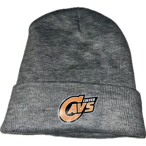 Culver Cavs Gray Beanie Winter Hat Fleece Lined  One Size Fits Most